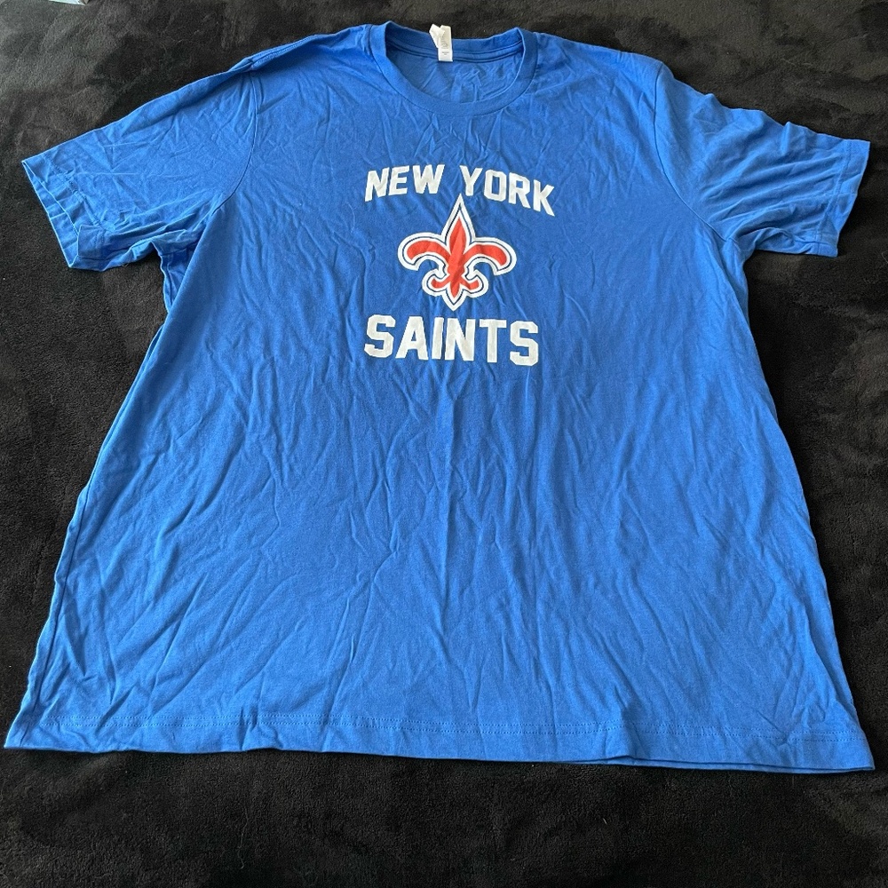 Men's New York Saints Islanders Barstool Sports Hockey T-Shirt